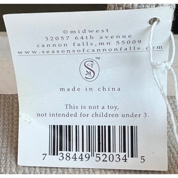 Midwest The Original S'mores Cowboy White Marshmallow Christmas Ornament 3" - Picture 11 of 11